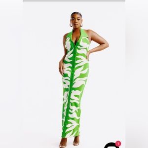 Hanifa knit halter dress size M